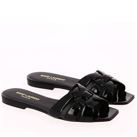 ysl sandalias planas|Women's Saint Laurent Flat Sandals .